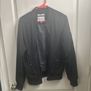 Goodfellow & Co Men's Classic Black Bomber Jacket
